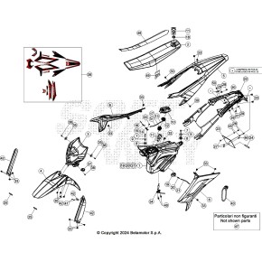 DECALCO SERIE COMPLETA - MOTARD RED RR 4