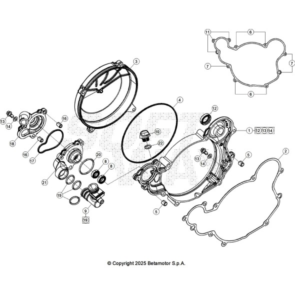 RACCORDO ACQUA - KIT SINCRO 2T
