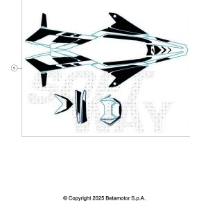 DECALCO SERIE COMPLETA - ENDURO - MOTARD