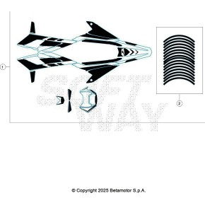 DECALCO SERIE COMPLETA - MOTARD WHITE RR