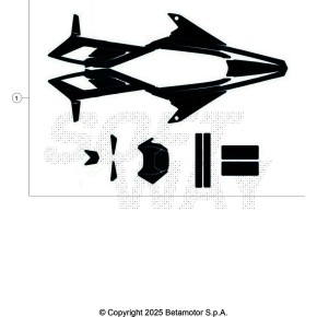 DECALCO SERIE COMPLETA - MOTARD X RR 2T