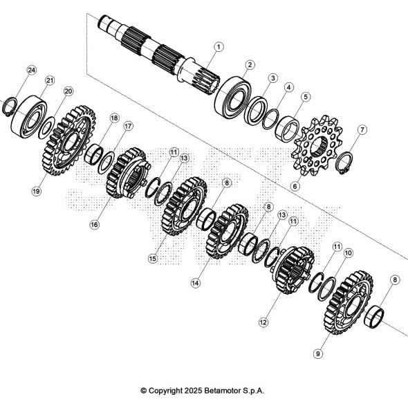 INGRANAGGIO 2° SECONDARIO Z27