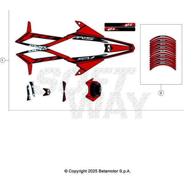 DECALCO CERCHI - MOTARD