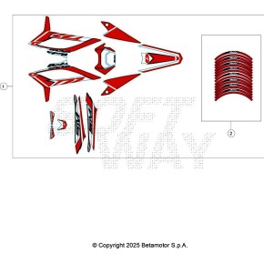 DECALCO SERIE COMPLETA - MOTARD WHITE RR