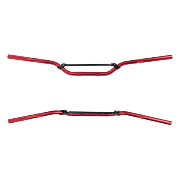 Manubrio ø 22mm in lega MX REGULAR - Anodizzato, rosso MA0040R