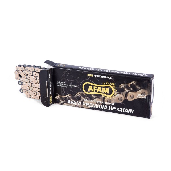 Catena AFAM 420 MX2 - 140 maglie - Oro/nero A420MX2140G