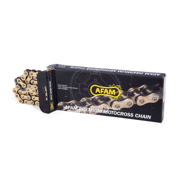 Catena AFAM 520 MR2 - 118 maglie - Oro/nero A520MR2118G