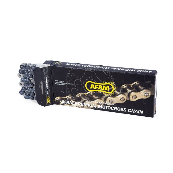 Catena AFAM 520 MX6 - 118 maglie - Nero/cromato A520MX6118K