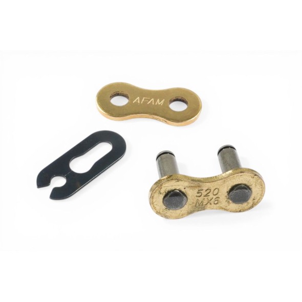 Maglia giunto AFAM - per catena 520 MX6 - Oro A520MX6GGSC