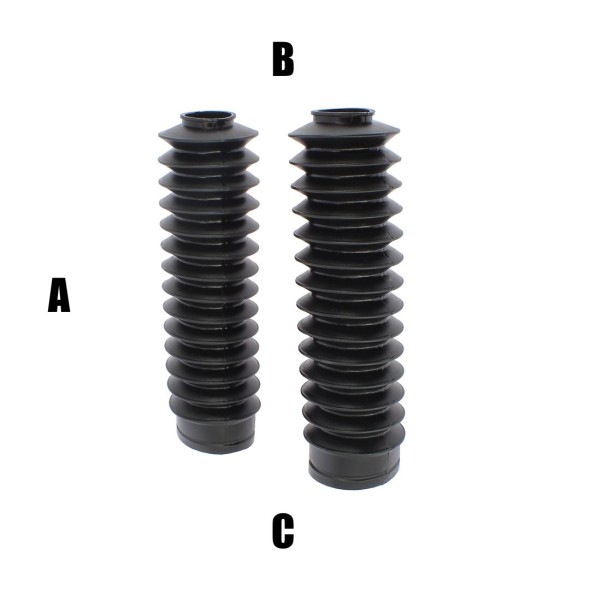 Soffietti per forcelle ø28/50 - lunghezza 215 mm - nero AP1721N