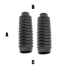 Soffietti per forcelle ø28/30 - lunghezza 180 mm - nero AP1723N