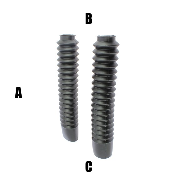 Soffietti per forcelle ø22/46 - lunghezza 320 mm - nero AP1724N