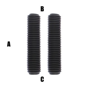 Soffietti per forcelle ø45/60 - lunghezza 350 mm - nero AP1726N