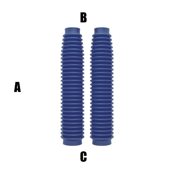 Soffietti per forcelle ø41/58 - lunghezza 430 mm - blu AP1733B