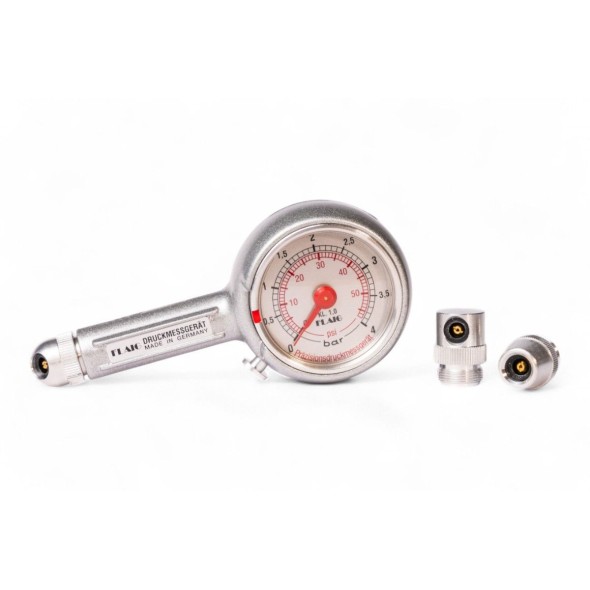 Manometro di precisione in alluminio con scala da 0 a 4 bar AT2056