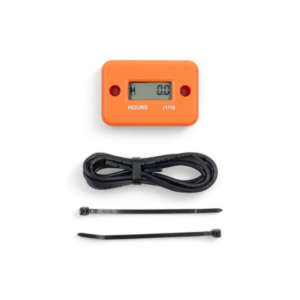 Contaore digitale a cavo non resettabile arancione AT2199A