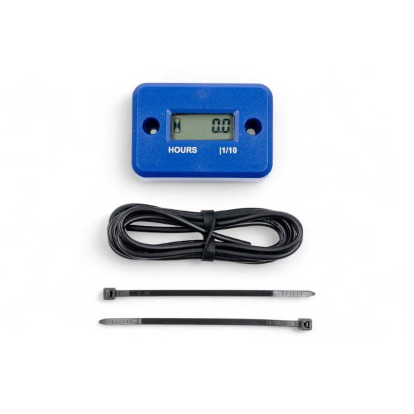 Contaore digitale a cavo non resettabile blu AT2199B