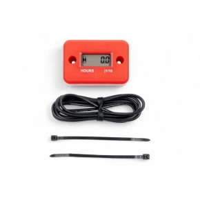 Contaore digitale a cavo non resettabile rosso AT2199R