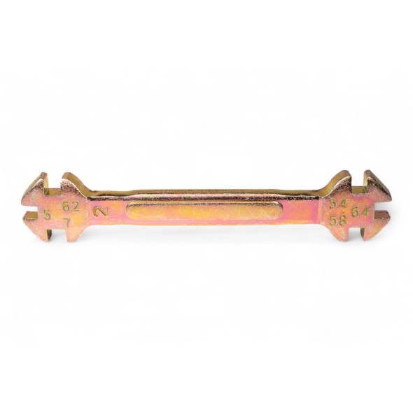 Chiave universale tiraraggi (6 misure) 5.00 - 5.40 - 5.80 - 6.20 - 6.40 - 7.0 AT2202