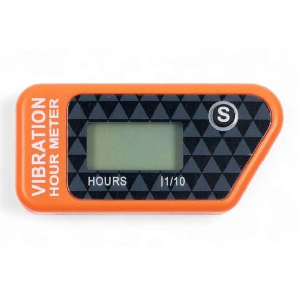 Contaore digitale a vibrazione con reset conteggio parziale arancione AT2210A