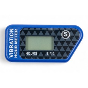 Contaore digitale a vibrazione con reset conteggio parziale blu AT2210B