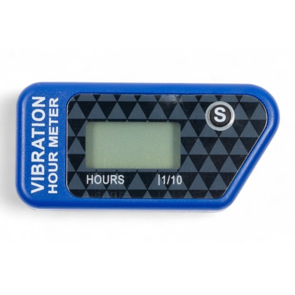 Contaore digitale a vibrazione con reset conteggio parziale blu AT2210B