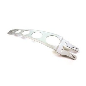 Piastra rinforzo parafango anteriore in alluminio - Completo di viti per il montaggio AV2012