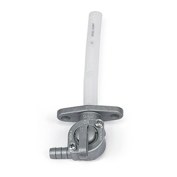 Rubinetto benzina universale destro con riserva - Interasse fori 34 mm AV2023