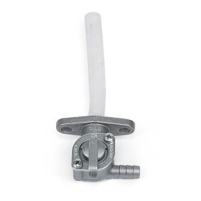 Rubinetto benzina universale sinistro con riserva - Interasse fori 34 mm AV2024