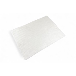 Pezza compressa di materiale bianco agugliato 500x350x10mm AV2074
