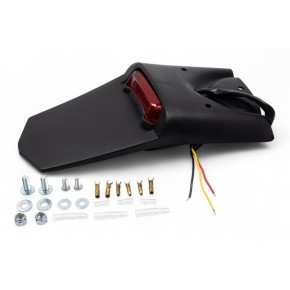 Prolunga portatarga universale con luce stop e posizione - Omologata DOT AV2086