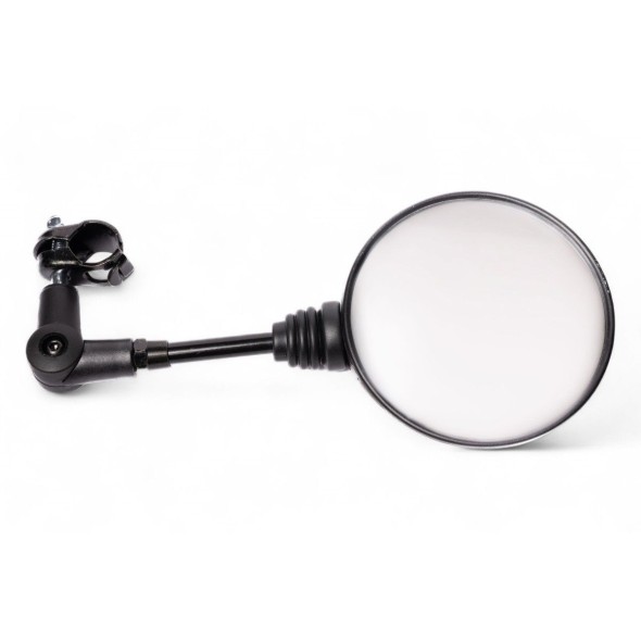 Specchietto retrovisore omologato snodato - Ø100mm - Lunghezza 225mm - Attacco a collare da Ø22 mm AV2299