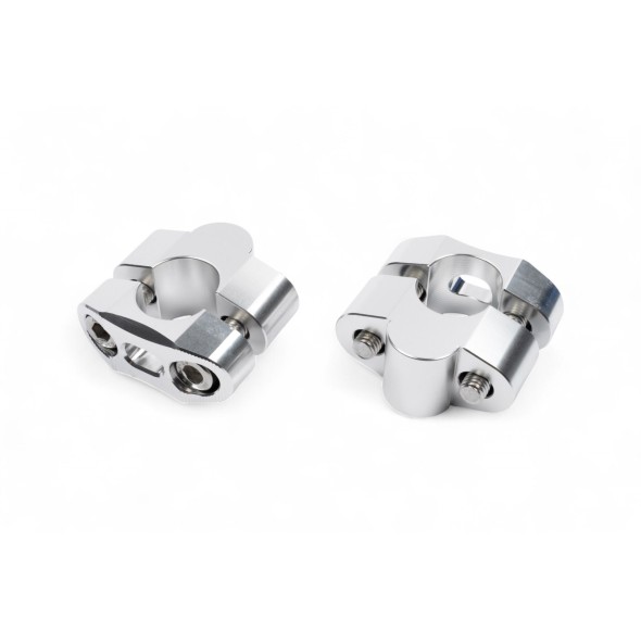 Spessori in alluminio anodizzato da 20mm per rialzare manubri da ø 22mm AV2339