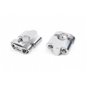 Spessori in alluminio anodizzato da 30mm per rialzare manubri da ø22mm AV2340