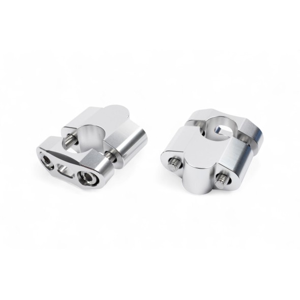 Spessori in alluminio anodizzato da 30mm per rialzare manubri da ø22mm AV2340