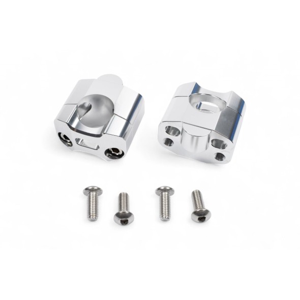 Adattatori rialzati da 25mm per passare da manubrio ø 22mm a ø 28,6mm AV2342