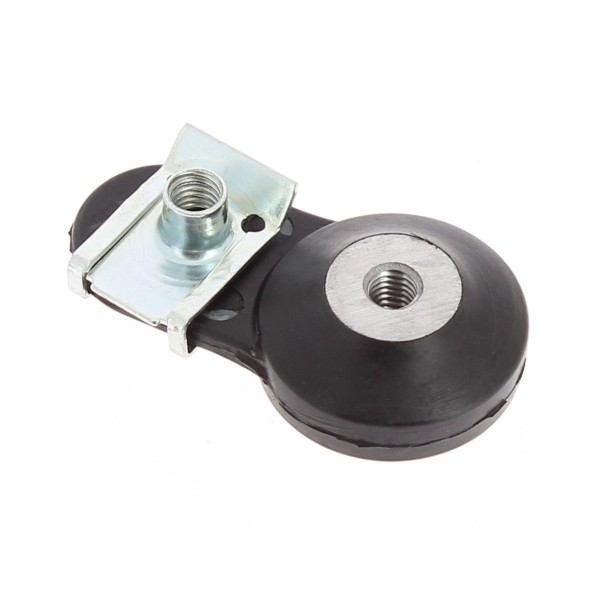 Silent block alluminio e gomma nera con clips, modello HUSQVARNA/KTM AV3406