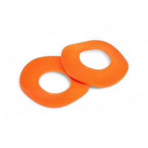 Coppia anelli in gomma per manopole - Arancione AV3412A