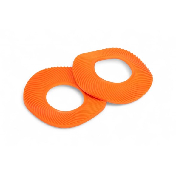 Coppia anelli in gomma per manopole - Arancione AV3412A