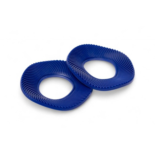 Coppia anelli in gomma per manopole - Blu AV3412B