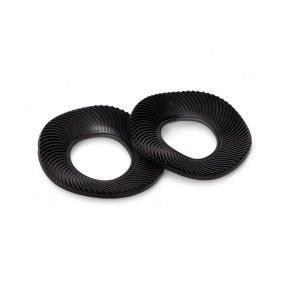 Coppia anelli in gomma per manopole - Nero AV3412N