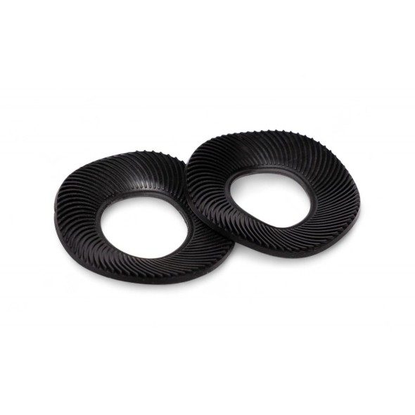 Coppia anelli in gomma per manopole - Nero AV3412N