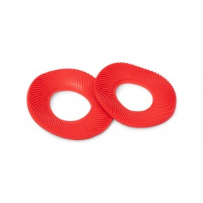 Coppia anelli in gomma per manopole - Rosso AV3412R