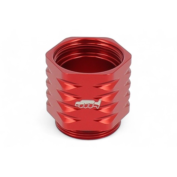 Estensione serbatoio pompa freno posteriore BRAKTEC - Rosso AV3433R