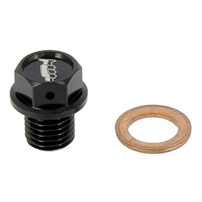 Tappo drenaggio olio con inserto magnetico M12 x 12mm passo 1,50 - GASGAS HUSQVARNA KTM - Nero AV3446N