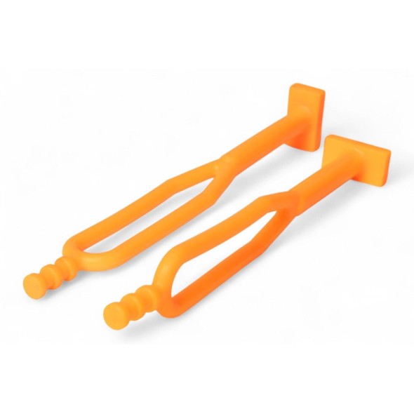 Coppia elastici in gomma per cavalletto/portafaro - Arancione (2 pezzi) AV3450A