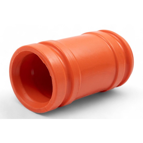 Manicotto silenziatore in gomma arancione - ø interno29mm, lunghezza 70mm AV3451A