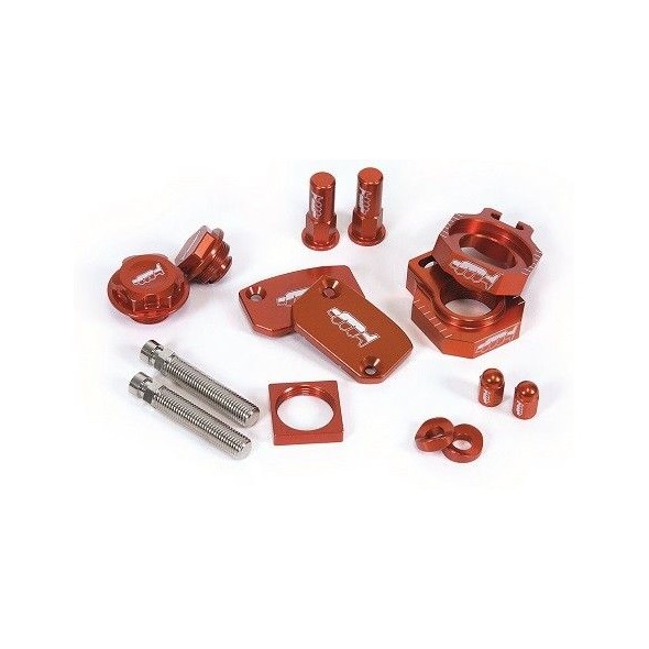 Kit particolari in alluminio - KTM - Arancione AVK009