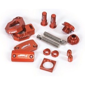 Kit particolari in alluminio - KTM SX 125/150 14-15 - Arancione AVK013