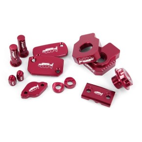 Kit particolari in alluminio - BETA - Rosso AVK017